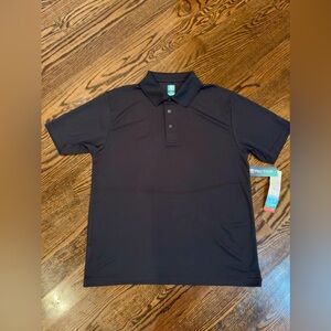 NEW~Pro Tour Airplay~Black Golf Polo Shirt With Collar~Size Large~SKU025